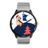 Norwich Terrier Minnesota Christmas Special Wrist Watch