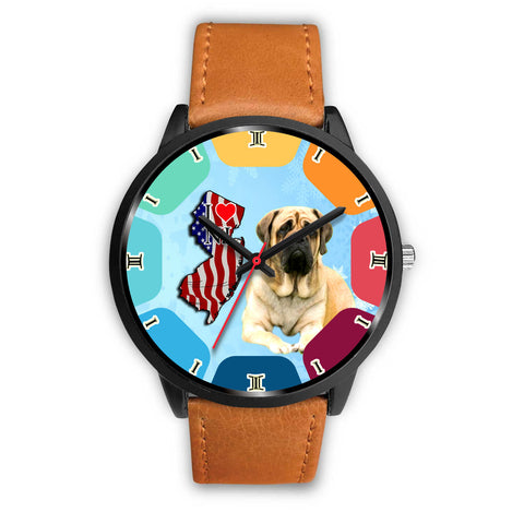 English Mastiff Dog New Jersey Christmas Special Wrist Watch