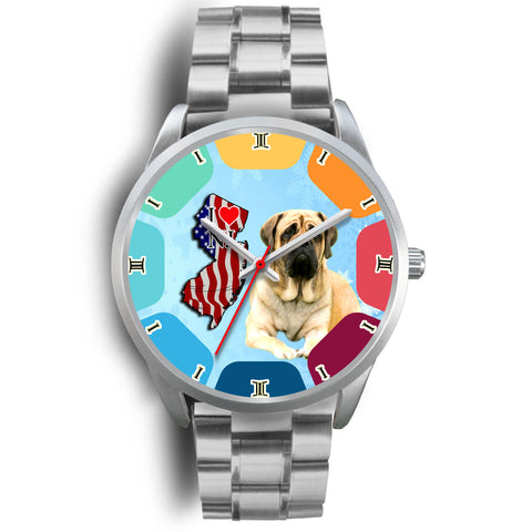 Amazing English Mastiff Dog New Jersey Christmas Special Wrist Watch