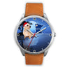 Cute Norwich Terrier Minnesota Christmas Special Wrist Watch