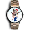 Bulldog Dog Minnesota Christmas Special Wrist Watch