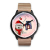 Cute Siberian Husky Alabama Christmas Special Wrist Watch