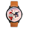 Cute Siberian Husky Alabama Christmas Special Wrist Watch