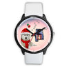 Cute Siberian Husky Alabama Christmas Special Wrist Watch