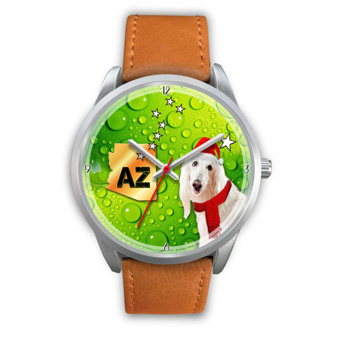 Afghan Hound Arizona Christmas Special Wrist Watch