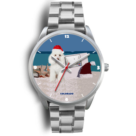 Poodle Dog Colorado Christmas Special Wrist Watch