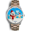 Maltese dog Colorado Christmas Special Wrist Watch