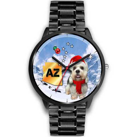Dandie Dinmont Terrier Arizona Christmas Special Wrist Watch