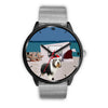 Bearded Collie Colorado Christmas Special Wrist Watch