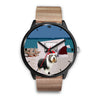 Bearded Collie Colorado Christmas Special Wrist Watch