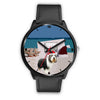 Bearded Collie Colorado Christmas Special Wrist Watch