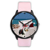 Bearded Collie Colorado Christmas Special Wrist Watch