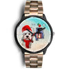 Dandie Dinmont Terrier Alabama Christmas Special Wrist Watch