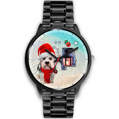 Dandie Dinmont Terrier Alabama Christmas Special Wrist Watch