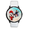 Dandie Dinmont Terrier Alabama Christmas Special Wrist Watch