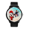 Dandie Dinmont Terrier Alabama Christmas Special Wrist Watch