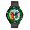 Vizsla Dog New Jersey Christmas Special Wrist Watch