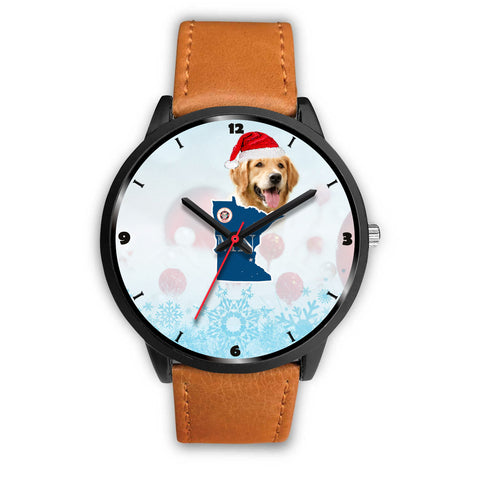 Golden Retriever Minnesota Christmas Special Wrist Watch