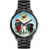 Black Labrador Retriever Arizona Christmas Special Wrist Watch