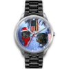 Black Labrador Retriever Alabama Christmas Special Wrist Watch