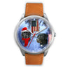 Black Labrador Retriever Alabama Christmas Special Wrist Watch