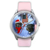 Black Labrador Retriever Alabama Christmas Special Wrist Watch