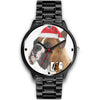 Boxer Dog Colorado Christmas Special Wrist Watch