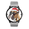 Boxer Dog Colorado Christmas Special Wrist Watch