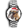 Boxer Dog Colorado Christmas Special Wrist Watch