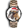 Boxer Dog Colorado Christmas Special Wrist Watch