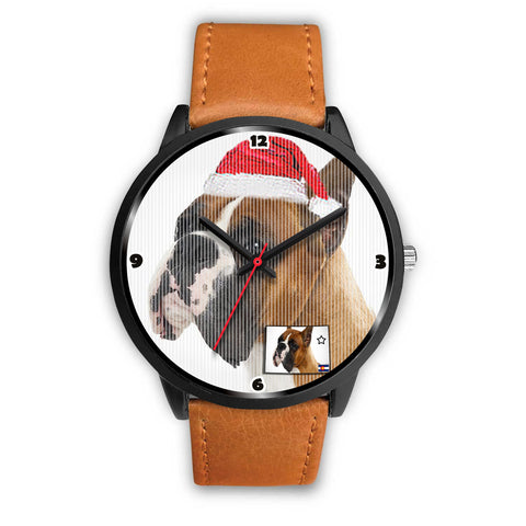 Boxer Dog Colorado Christmas Special Wrist Watch