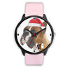 Boxer Dog Colorado Christmas Special Wrist Watch