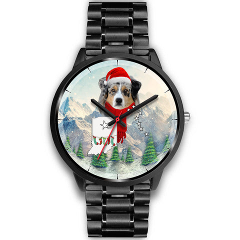 Australian Shepherd Indiana Christmas Special Wrist Watch