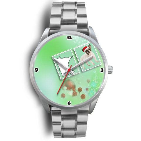 French Bulldog Minnesota Christmas Special Wrist Watch