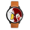 Afghan Hound Indiana Christmas Special Wrist Watch