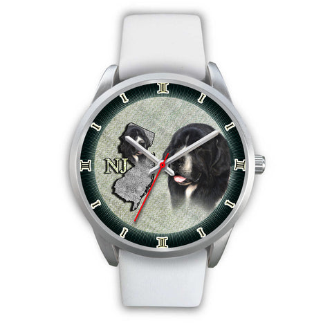 Amazing Newfoundland Dog Sketch New Jersey Christmas Special Wrist Watch