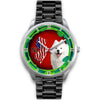 Samoyed Dog New Jersey Christmas Special Wrist Watch