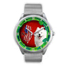 Samoyed Dog New Jersey Christmas Special Wrist Watch