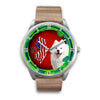 Samoyed Dog New Jersey Christmas Special Wrist Watch