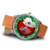 Samoyed Dog New Jersey Christmas Special Wrist Watch