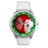 Samoyed Dog New Jersey Christmas Special Wrist Watch