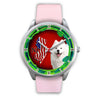 Samoyed Dog New Jersey Christmas Special Wrist Watch