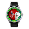 Samoyed Dog New Jersey Christmas Special Wrist Watch