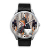 Doberman Pinscher Colorado Christmas Special Wrist Watch