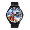 Airedale Terrier Indiana Christmas Special Wrist Watch