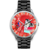 Cute Alaskan Malamute Dog New Jersey Christmas Special Wrist Watch