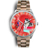 Cute Alaskan Malamute Dog New Jersey Christmas Special Wrist Watch