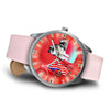 Cute Alaskan Malamute Dog New Jersey Christmas Special Wrist Watch