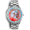 Laughing American Eskimo Dog New Jersey Christmas Special Wrist Watch