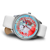 Laughing American Eskimo Dog New Jersey Christmas Special Wrist Watch